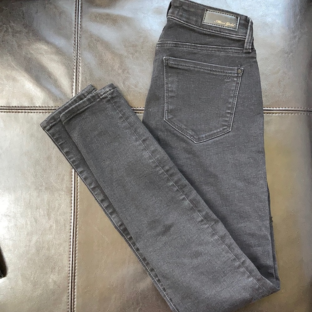 Mavi Gold Black Jeans with star embellishments